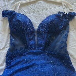 Sherri Hill Vibrant Blue Dress